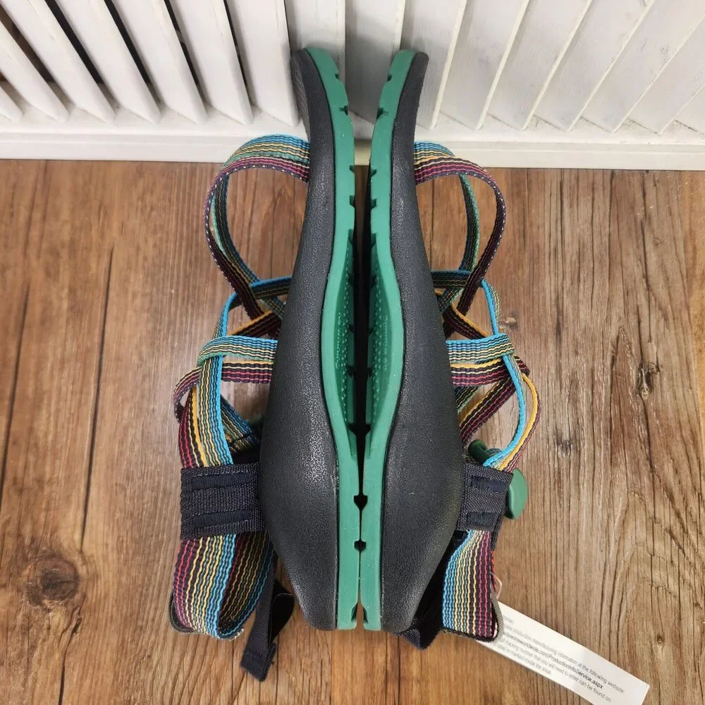 Chaco ZX/1 Ecotread Kids Sz 3 M Rising Navy Blue Strappy Beach Sandals JCH180386